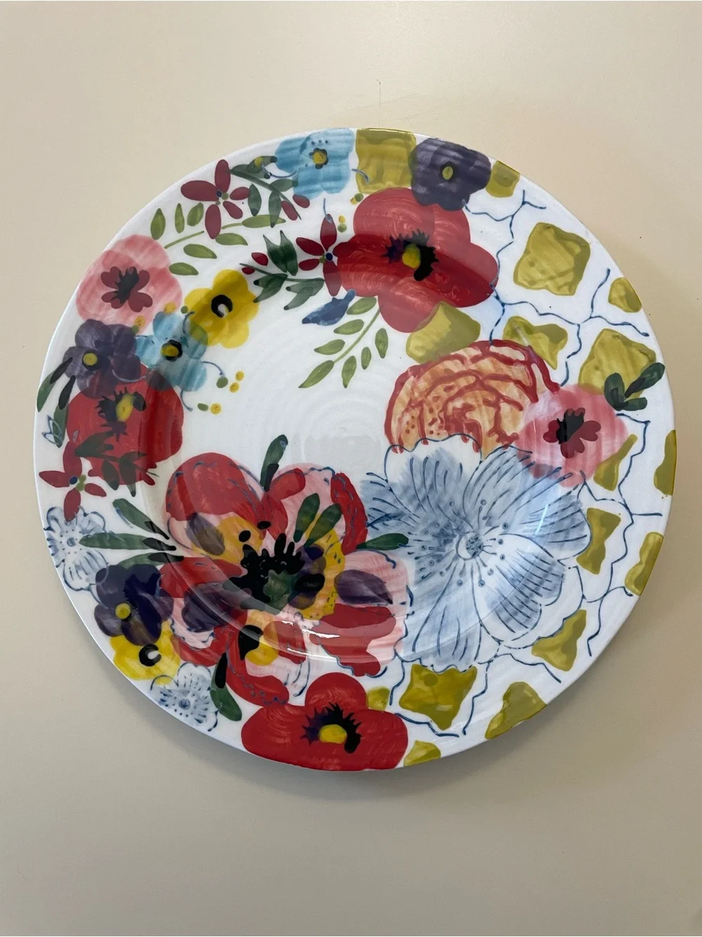 ANTHROPOLOGIE Estudio Flores Sissinghurst Castle 8.25”D Salad Plate - Picture 1 of 5